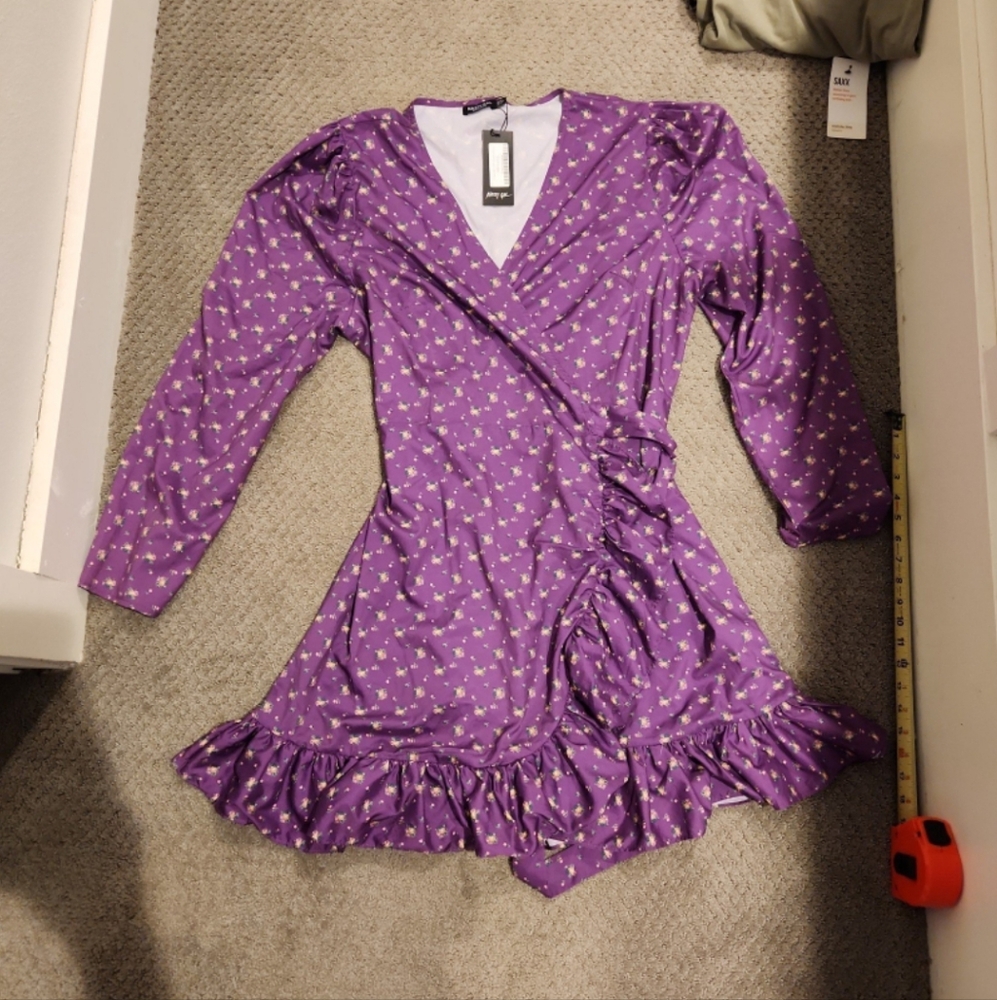 NEW Wrap Dress " NastyGal " sz 18. NEW with tags